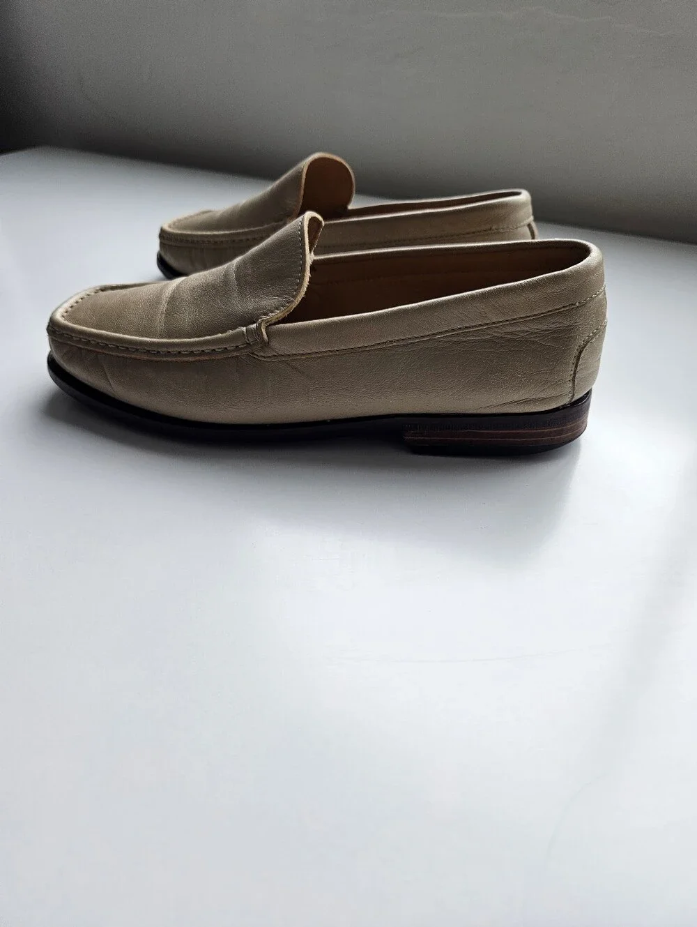 Ernesto Dolani Italian Square Toe Flat Slip On Loafer